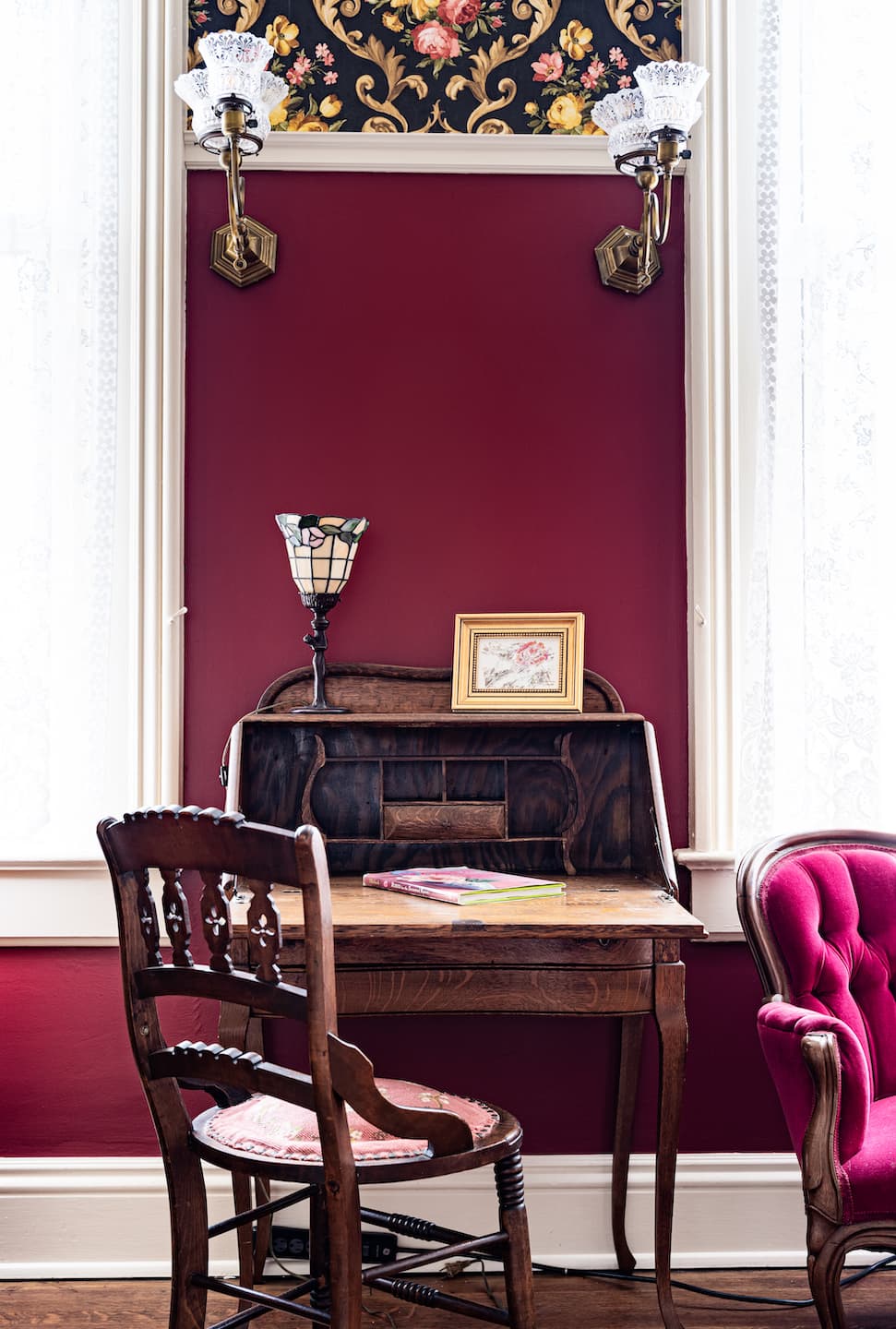 Secretary desk perfect for leaving a review or writing your novel